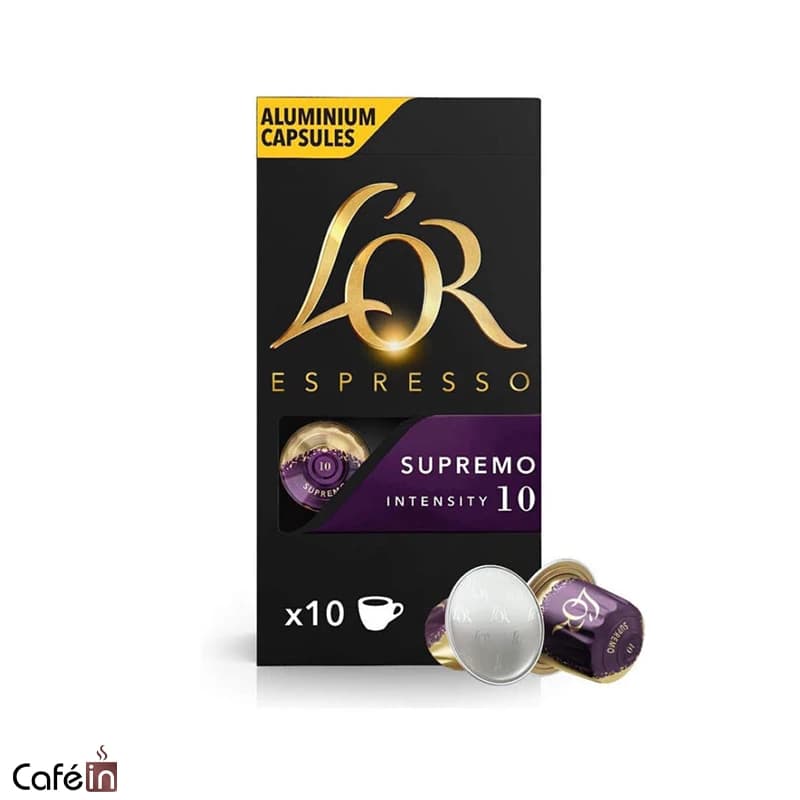 کپسول قهوه نسپرسو لور سوپریمو شدت 10 L’or Supremo