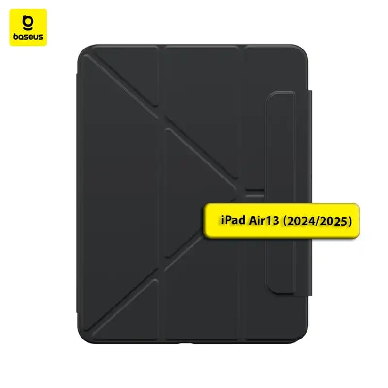 کیف کلاسوری مگنتی بیسوس مدل Multi-Angle Minimalist مناسب برای iPad Air 13 — تصویر ۶