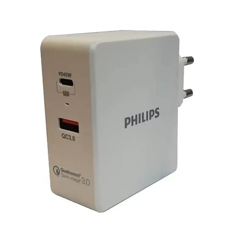 شارژر دیواری 45 وات فیلیپس مدل Philips PD Dual DLP2509 45W