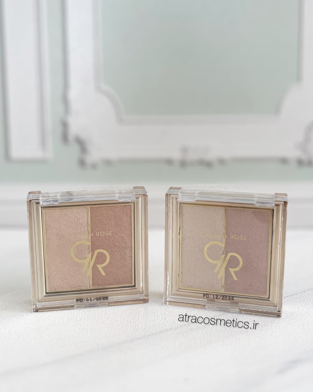 پالت هایلایتر دوتایی گلدن رز Golden Rose So Glow! Highlighter Duo — تصویر ۹