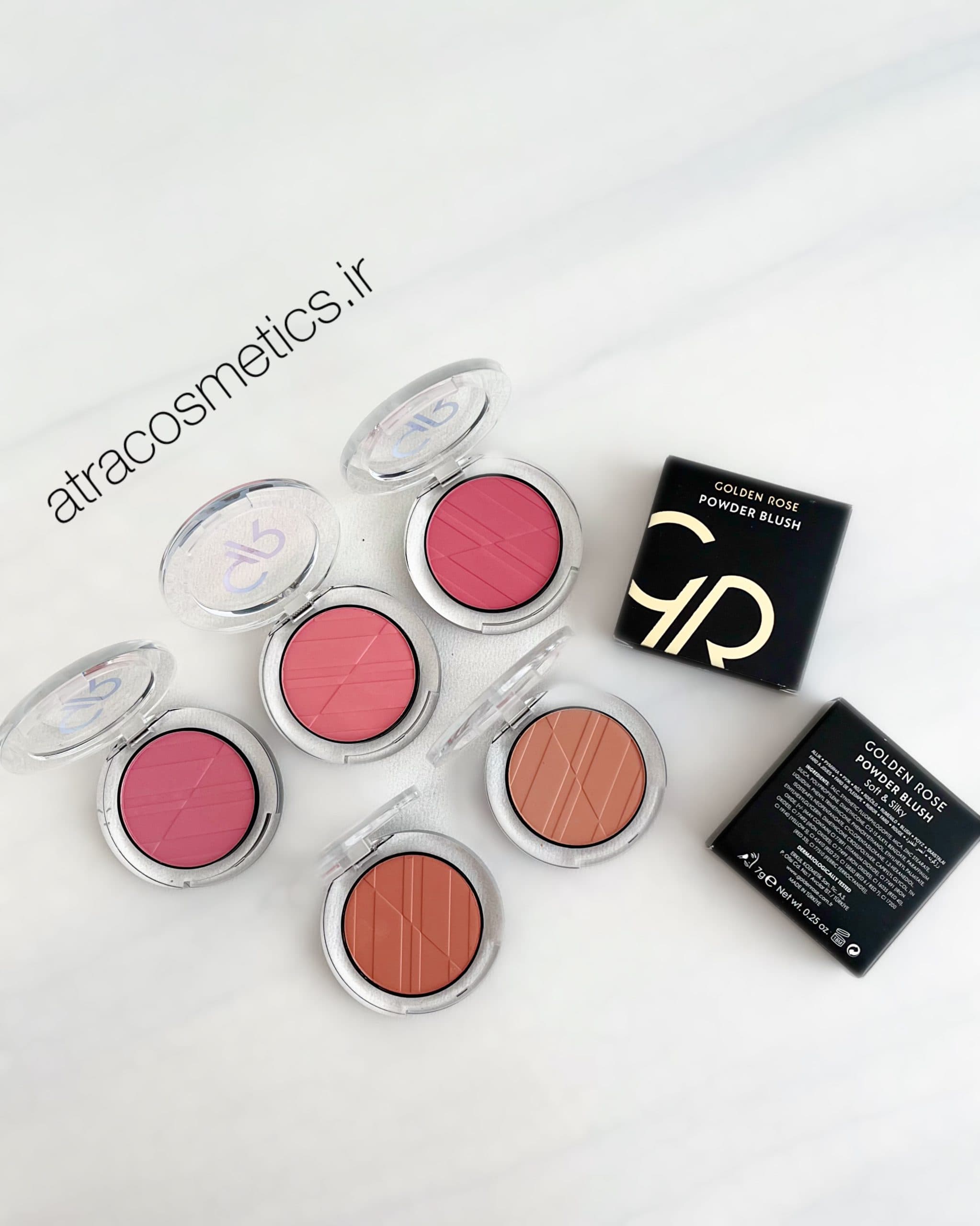 رژگونه‌ گلدن رز Golden Rose Powder Blush — تصویر ۲