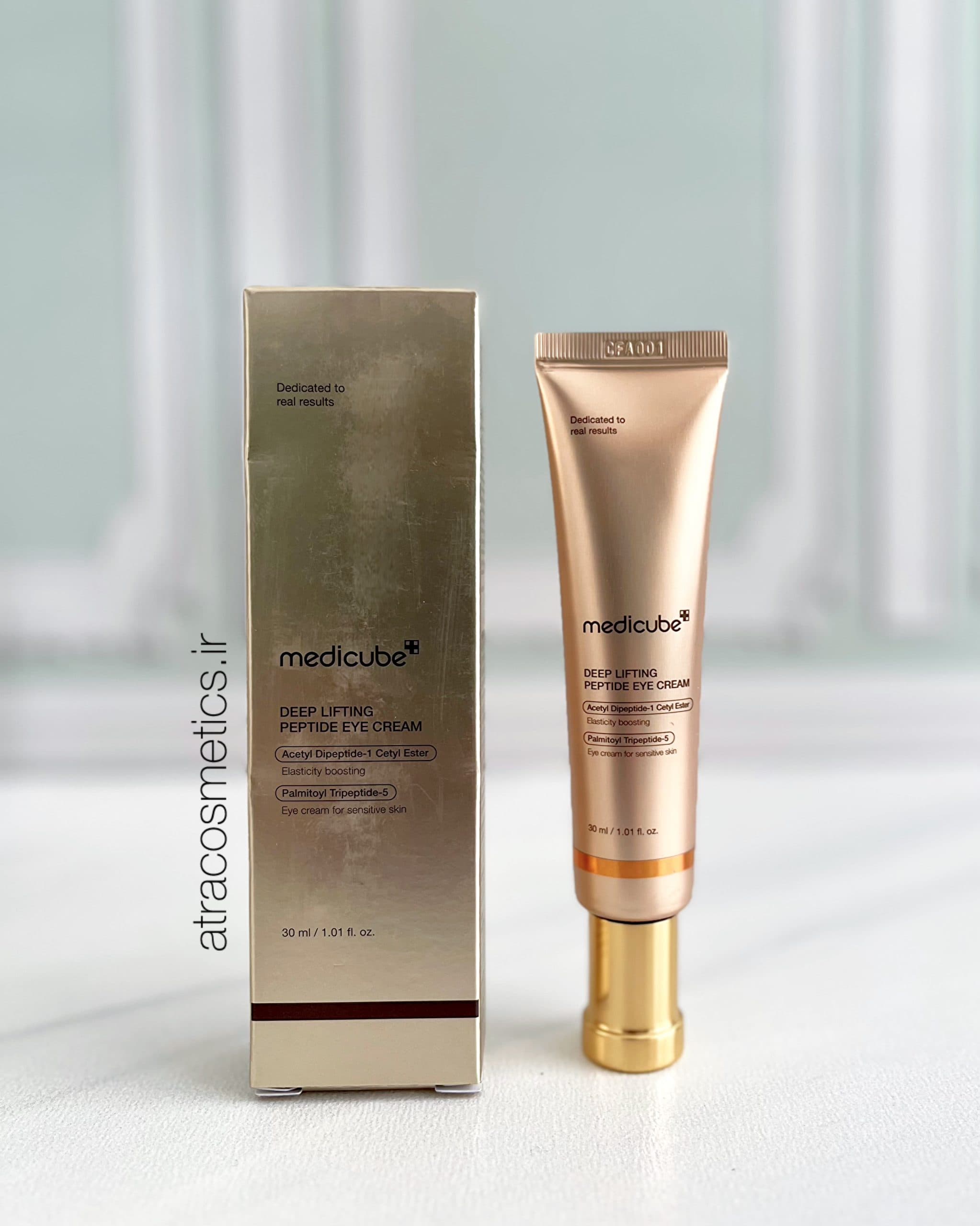 کرم دور چشم جوانساز پپتاید مدیکیوب اورجینال Medicube Deep Lifting Peptide Eye Cream