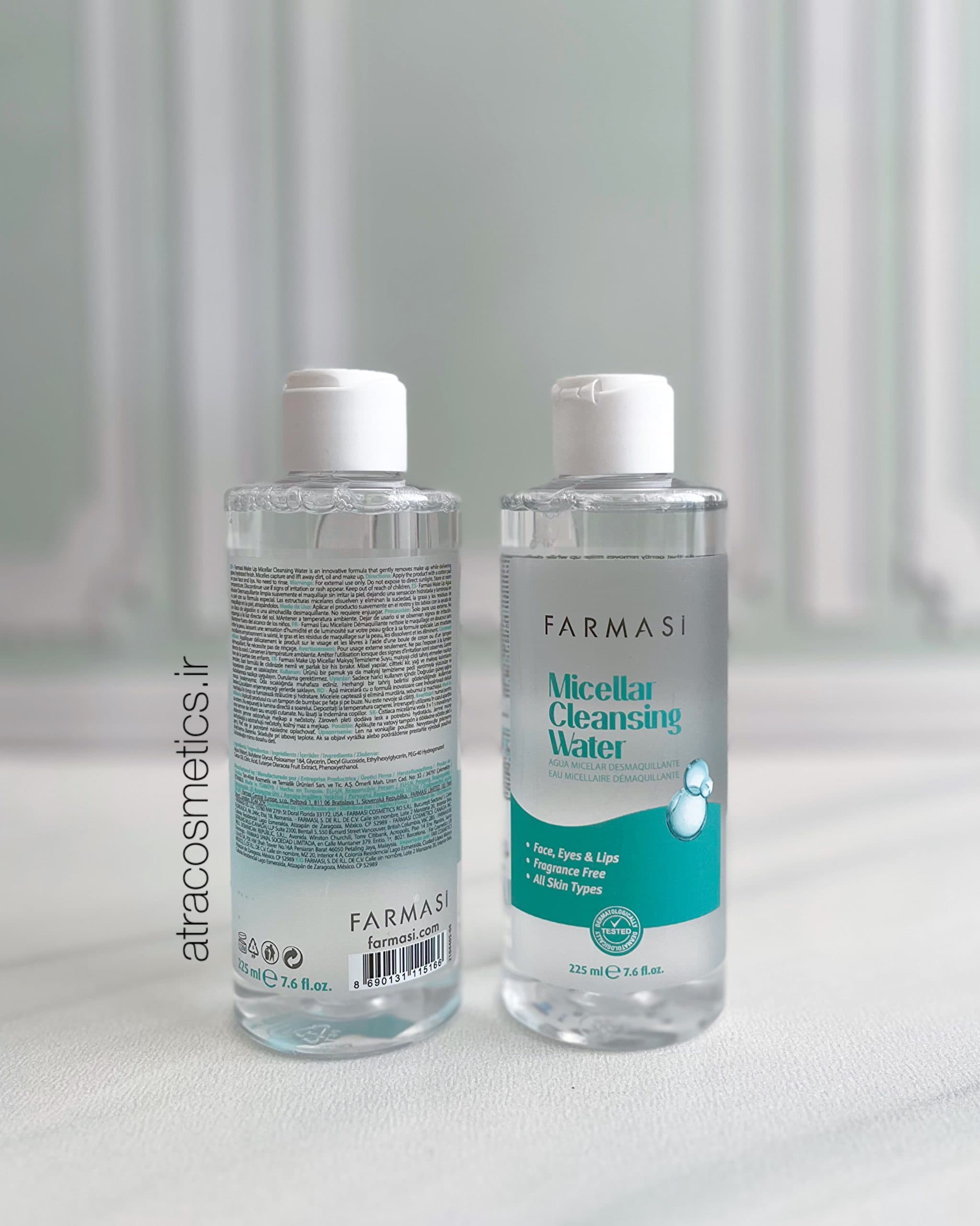 میسلار واتر فارماسی(محلول پاککننده آرایش) Farmasi Micellar Cleansing Water