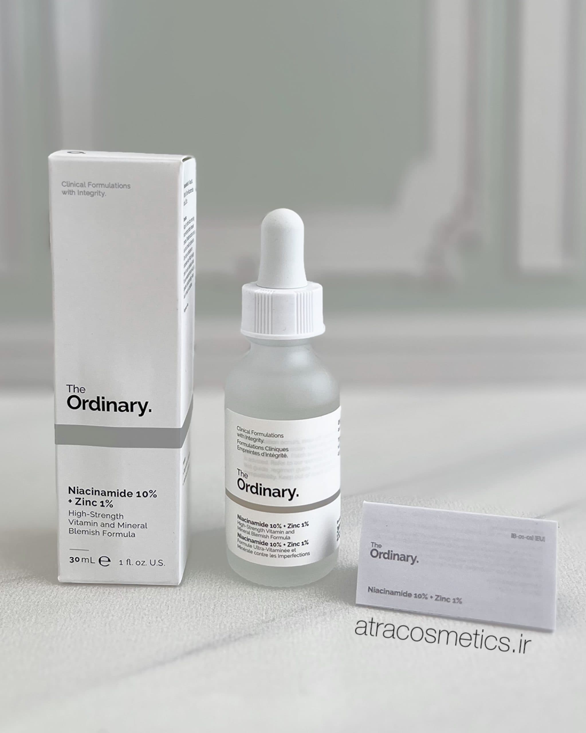 سرم نیاسینامید ۱۰٪ + زینک ۱٪ اوردینریThe Ordinary Niacinamide 10% + Zinc 1%