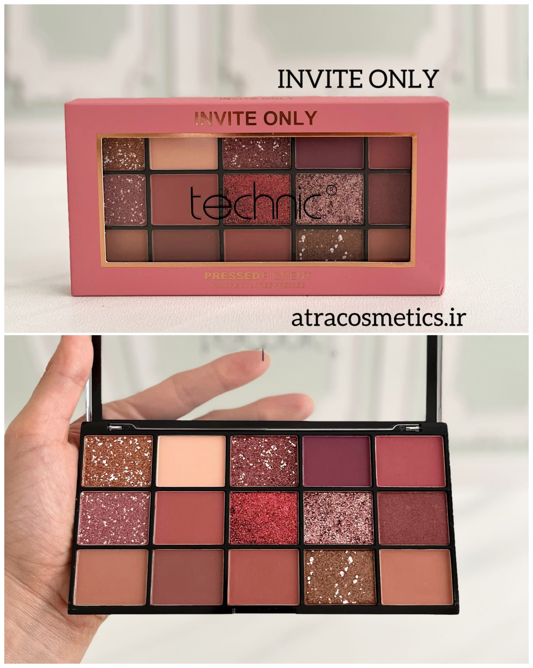 پالت سایه چشم تکنیک مدل اینویت اونلی Technic Invite Only Eyeshadow Palette