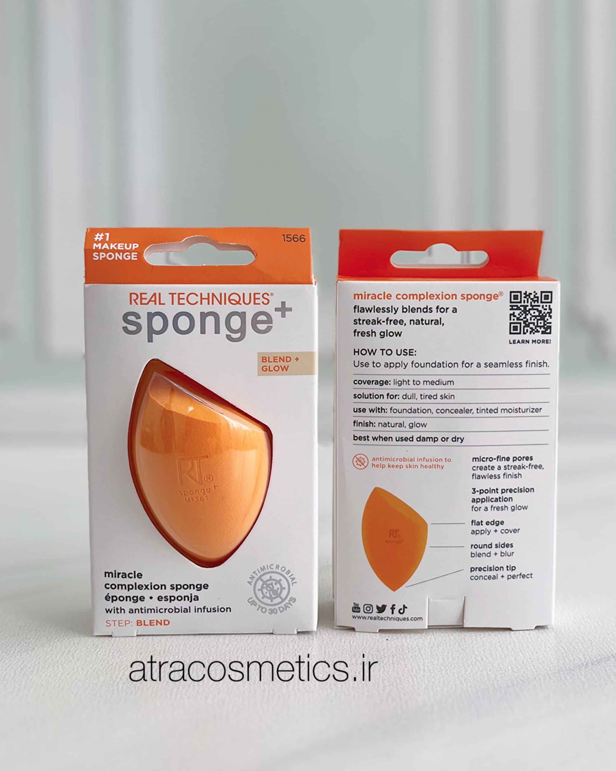 بیوتی بلندر ریل تکنیک اسفنج آرایشی انگلیسی: Real Techniques Miracle Complexion Sponge