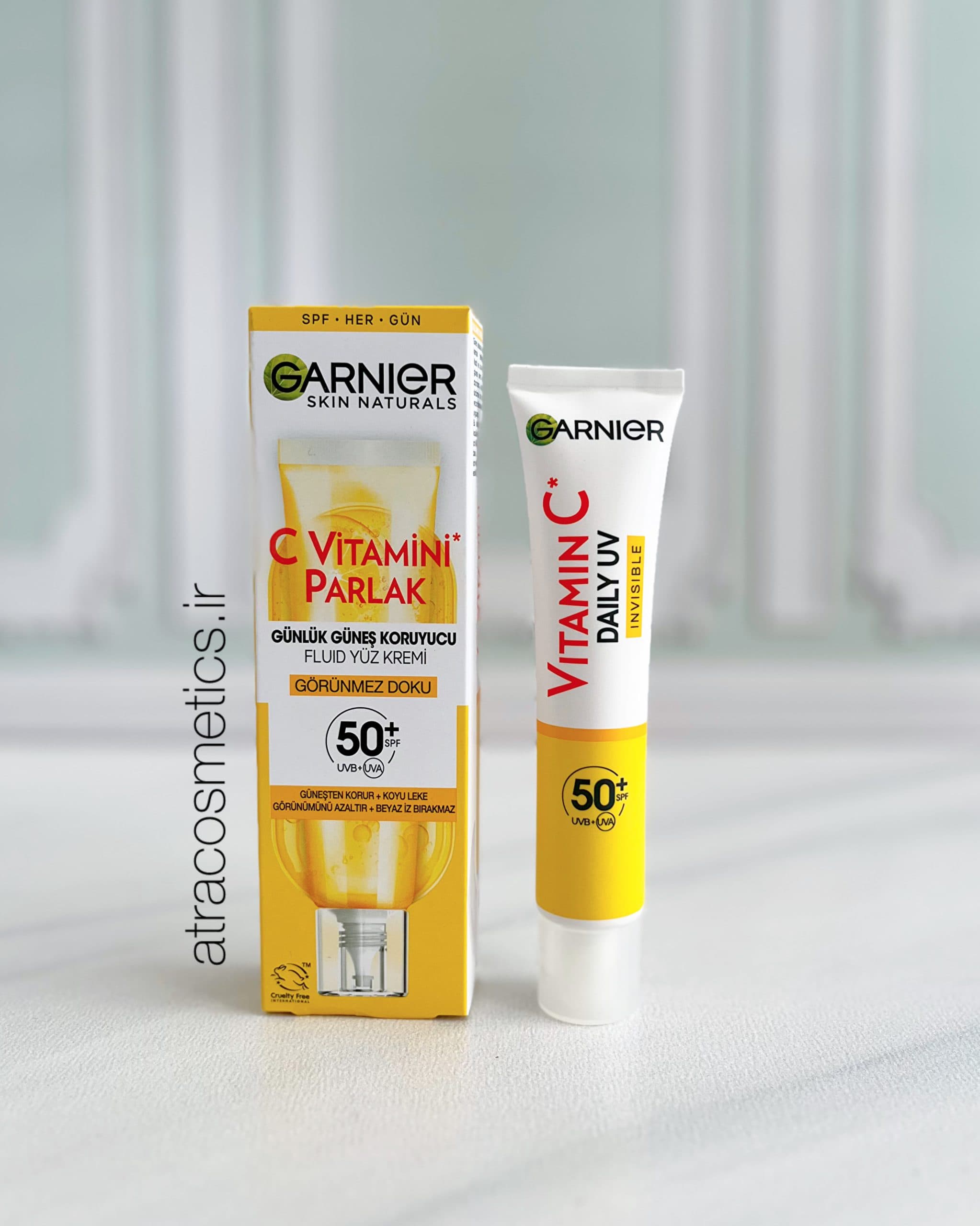 ضد آفتاب گارنیر ویتامین C دیلی UV فلوئید SPF 50+