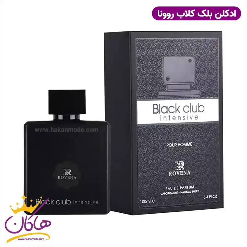 ادکلن مردانه روونا بلک کلاب ۱۰۰ میل | Rovena Black Club