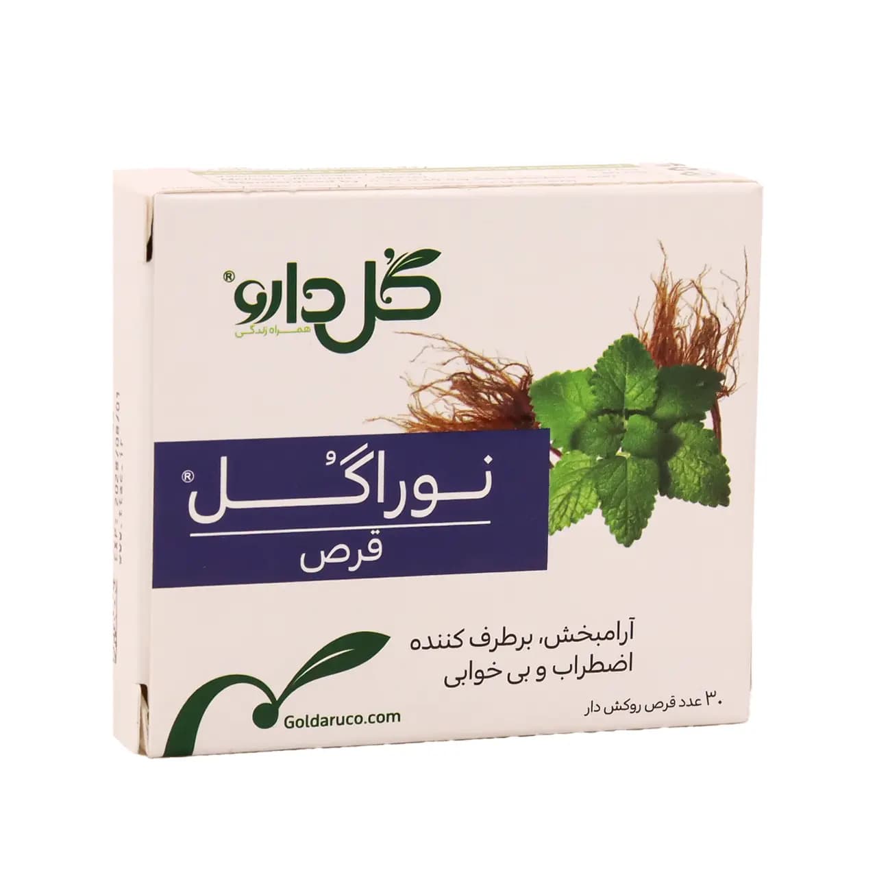 قرص نوراگل گل دارو 30 عددی — تصویر ۴