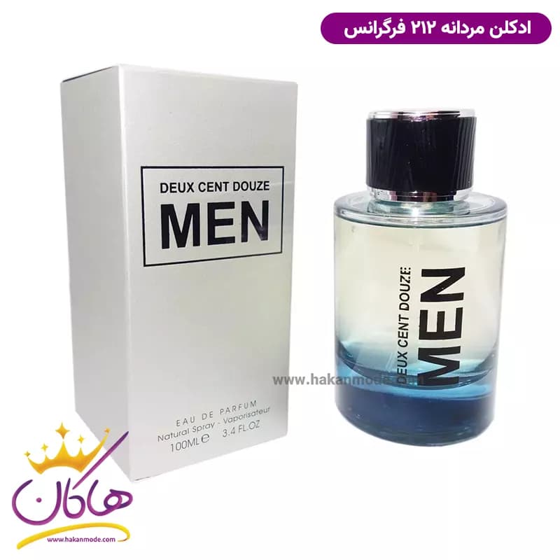 ادکلن مردانه دیوکس سنت دوز من فراگرنس ورد ۲۱۲ نقره ای 100 میل