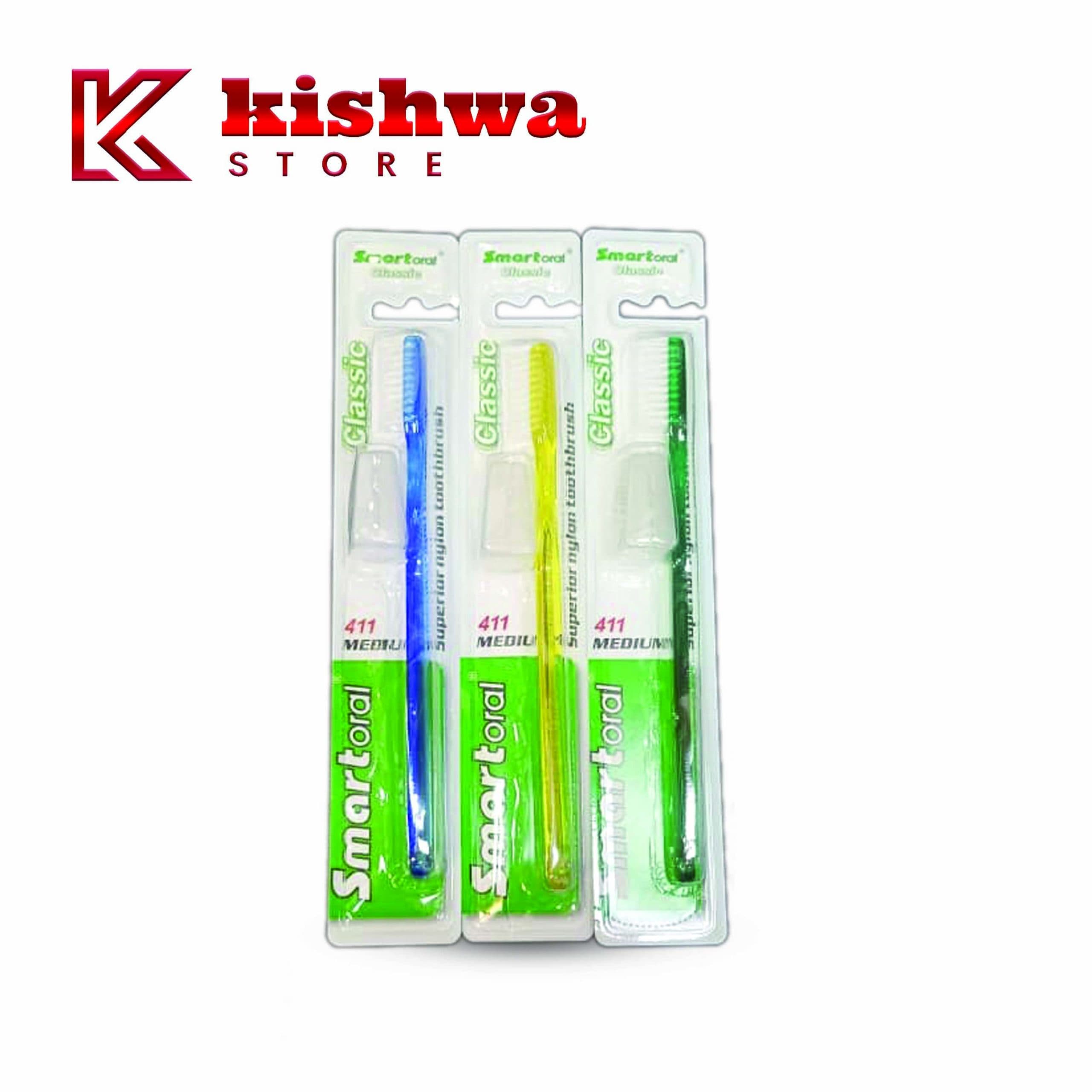 مسواک Smart Oral مدل Classic کد 411 با 3 رنگ مختلف