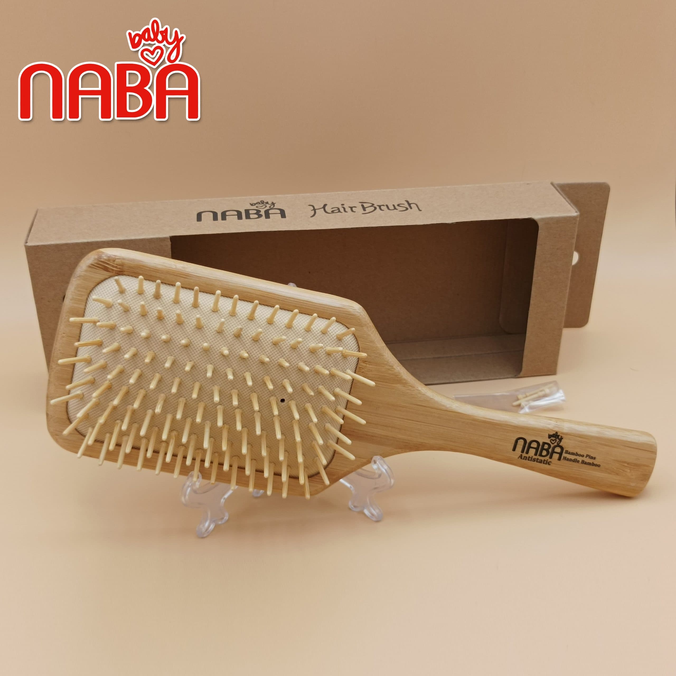 برس چوبی بامبو برند نابا مدل A1