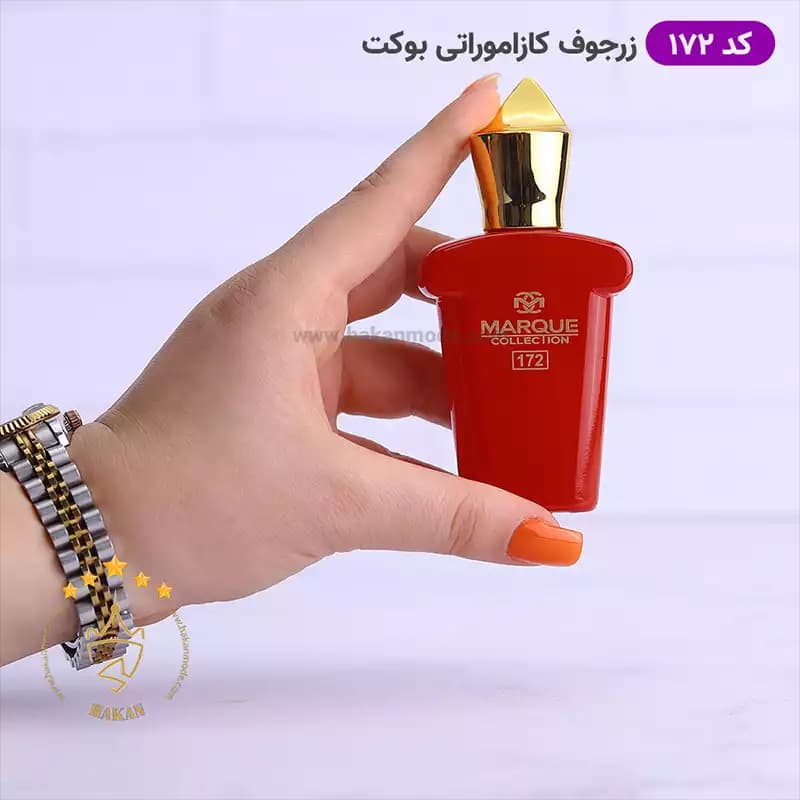 ادکلن مینیاتوری کازاموراتی قرمز 172 مارکویی 25 میل | Marque Collection Casamorati Bouquet Ideale — تصویر ۳