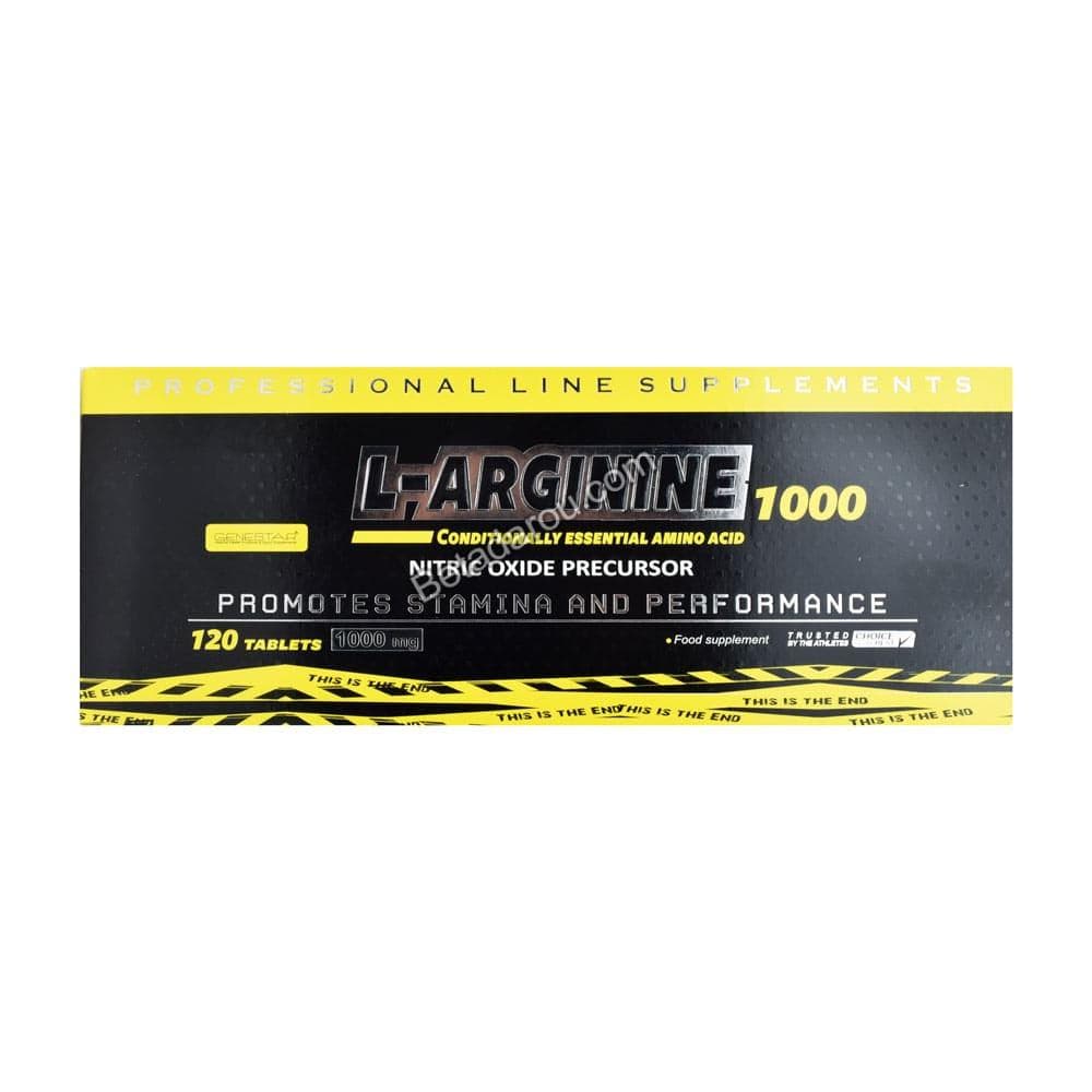 قرص ال آرژنین 1000 میلی گرم بلیستر ژن استار 120 عددی