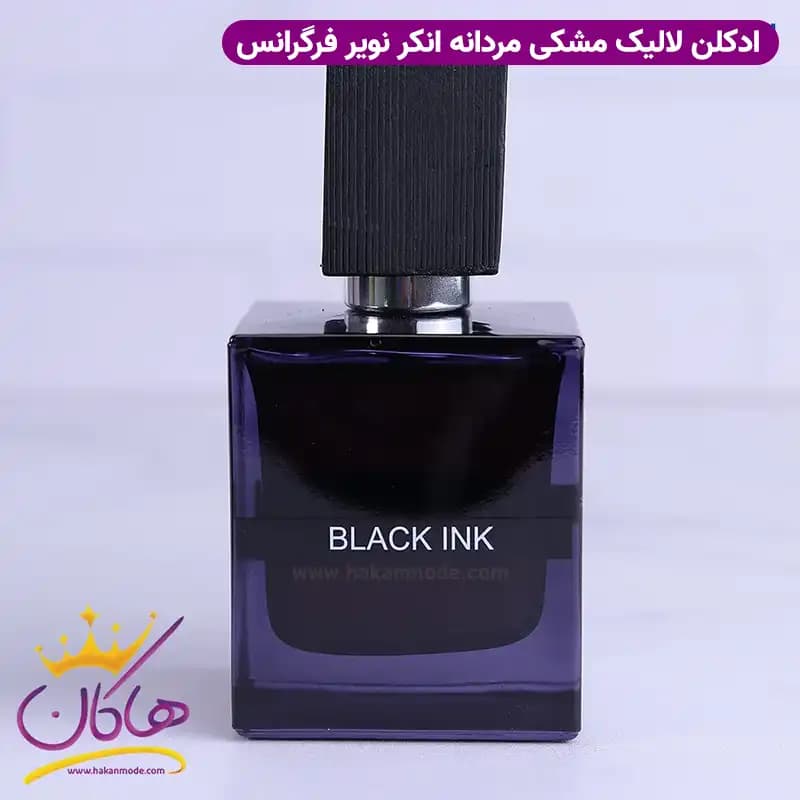 ادکلن فرگرانس مردانه بلک اینک مدل لالیک مشکی 100 میل — تصویر ۳