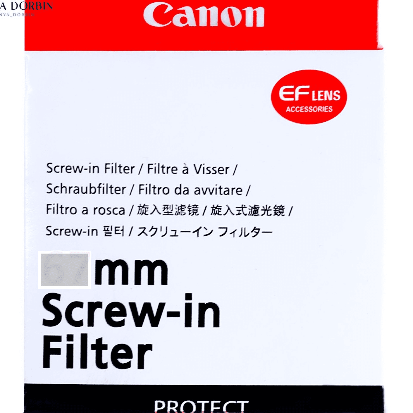 فیلتر UV مدل Canon Screw موجود برای همه ی لنز های سونی و کانن و نیکون — تصویر ۴
