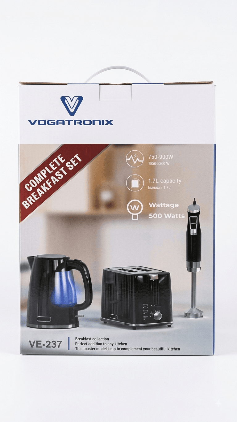 ست صبحانه وگاترونیکس VOGATRONIX مدل VE-237 سه کاره