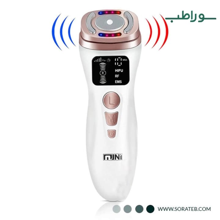 دستگاه مینی هایفو گلد؛ لیفت و جوانسازی پوست با فناوری HIFU، RF و EMS — تصویر ۳
