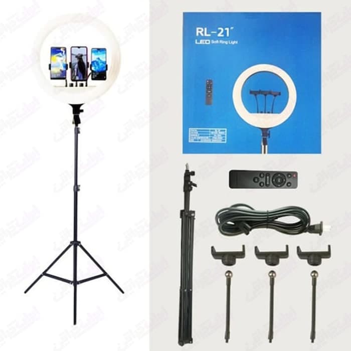رینگ لایت ۵۴ سانتی RL-21 با پایه ۲ متری — تصویر ۵