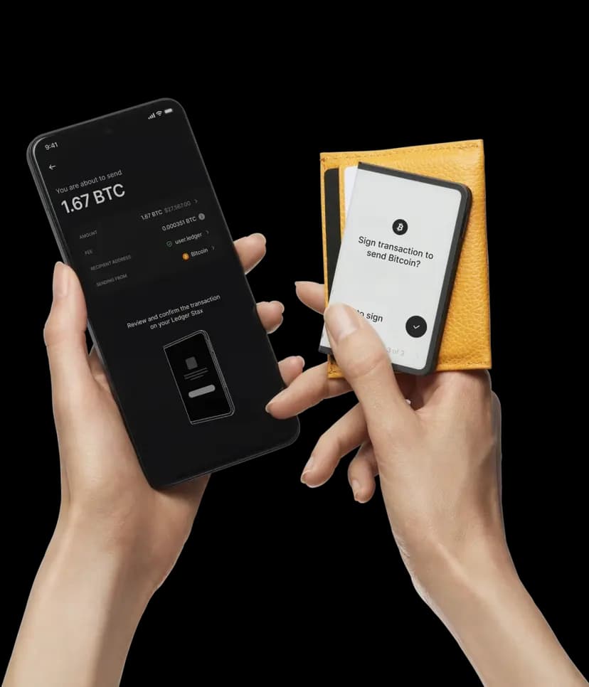 کیف پول لجر استکس | Ledger Stax — تصویر ۴