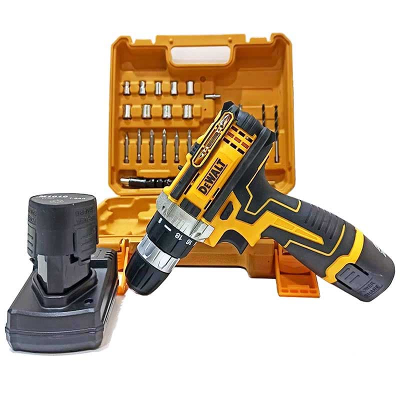 دریل پیچ گوشتی شارژی 21 ولت دیوالت مدل DW-21V ا Cordless Drill 21V Diwalt Model Germany