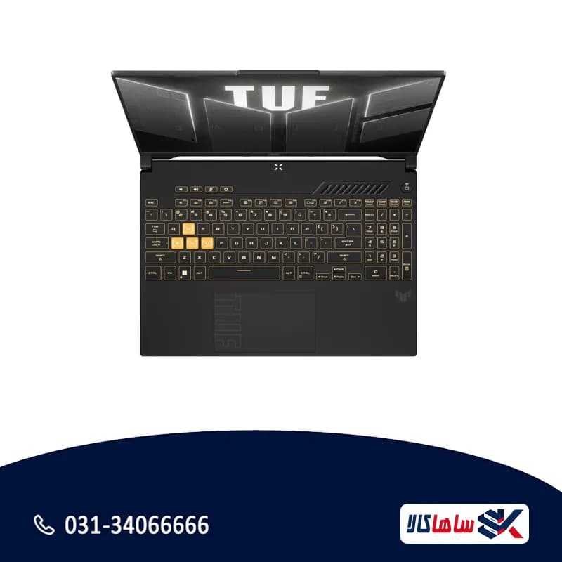 لپ‌تاپ گیمینگ ایسوس TUF Gaming F16 FX607VJ Core 5-210H رم 16 حافظه 512 گرافیک RTX3050 — تصویر ۱۲