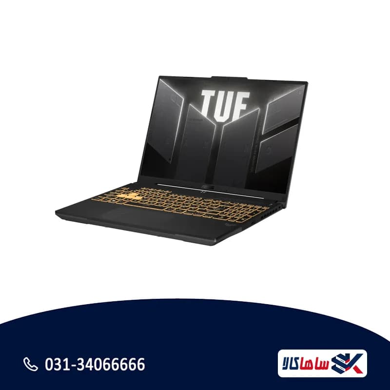 لپ‌تاپ گیمینگ ایسوس TUF Gaming F16 FX607VJ Core 5-210H رم 16 حافظه 512 گرافیک RTX3050 — تصویر ۳