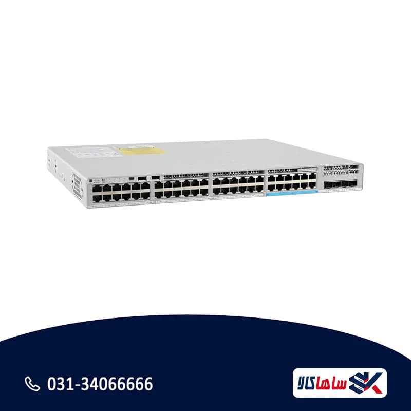 سوئیچ سیسکو Catalyst C9200L-48PXG-4X-E 48 پورت PoE