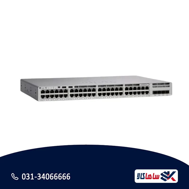 سوئیچ سیسکو Catalyst C9200-48PXG-E 48 پورت PoE — تصویر ۴