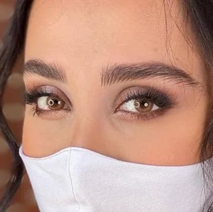 لنز دهب رنگ عسلی بدون دور (کت آی)