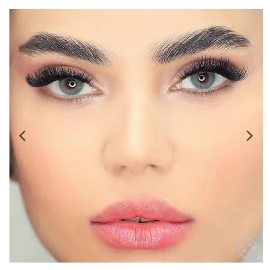 لنز دهب رنگ آبی سبز بدون دور (تیفانی بلو ) — تصویر ۱۱