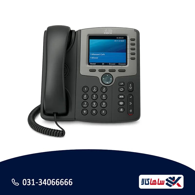 تلفن تحت شبکه Cisco SPA525G — تصویر ۳