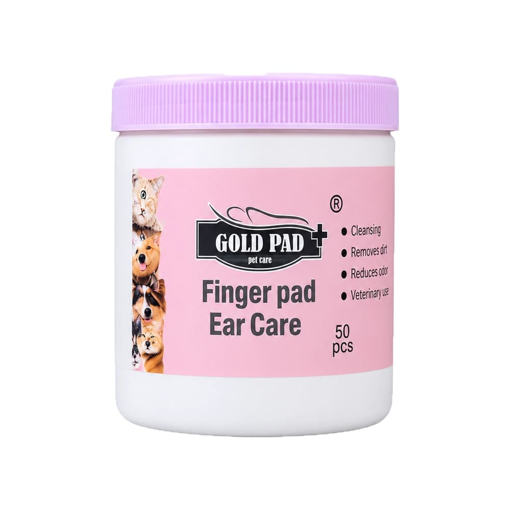 عمده پد مرطوب انگشتی گوش حیوانات قوطی 50 تایی گلدپد Gold pad — تصویر ۶