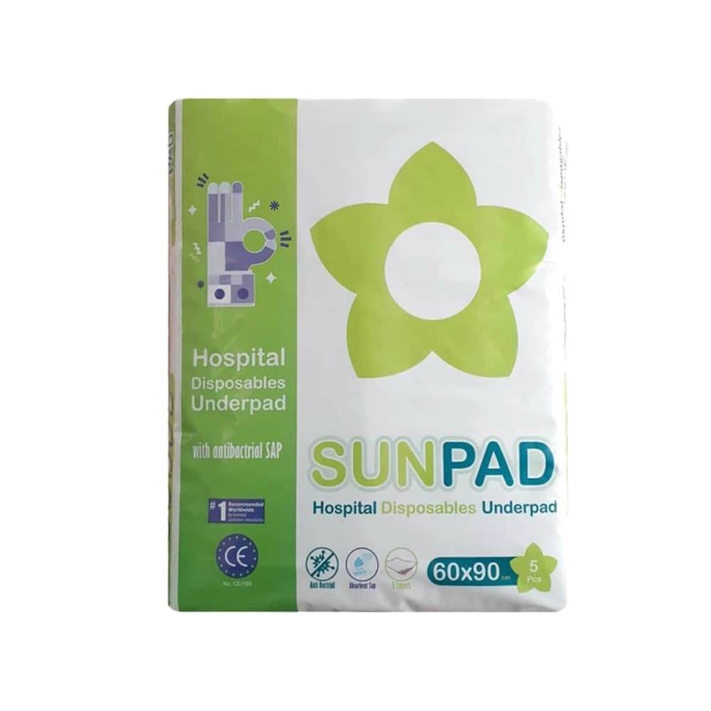 عمده پد زیرانداز یکبارمصرف سان پد بسته 5 عددی Sun pad