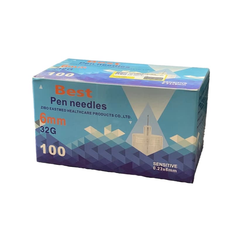 سرسوزن قلم انسولین بست 6 میل بسته 100 عددی Best