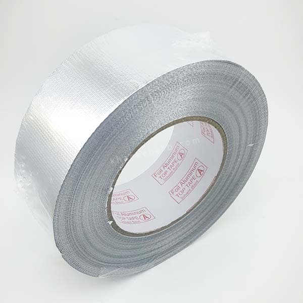چسب نواری آلومینیوم الیاف دار عرض ۵ سانت ۵۰ متری Aluminum tape (فایبرگلاس) — تصویر ۹
