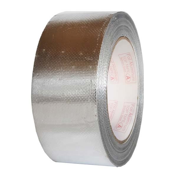 چسب نواری آلومینیوم الیاف دار عرض ۵ سانت ۵۰ متری Aluminum tape (فایبرگلاس)