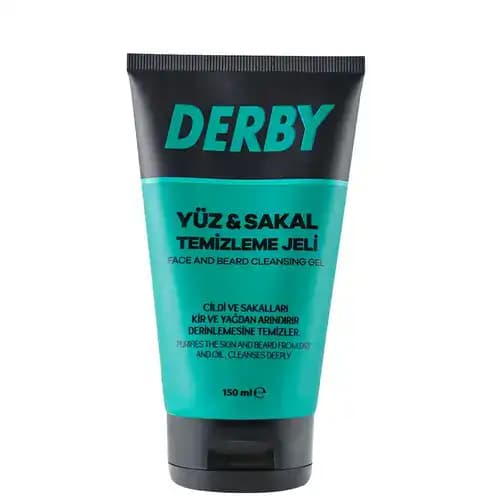 ژل شستشو صورت و ریش مردانه دربی Derby حجم 150 میل
