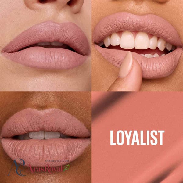 رژ لب مایع مات بادوام میبلین Maybelline SuperStay Matte Ink شماره 05 LOYALIST — تصویر ۱۱