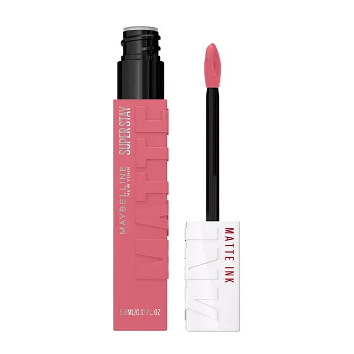 رژ لب مایع مات بادوام میبلین Maybelline SuperStay Matte Ink شماره 180 — تصویر ۴