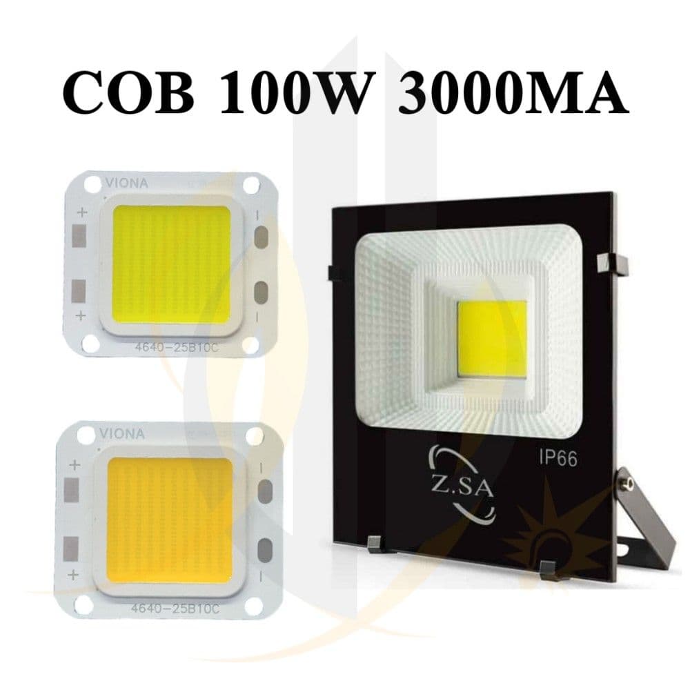 چیپ 100 وات 40*46 میلی‌متر COB 100w 3000mA — تصویر ۲