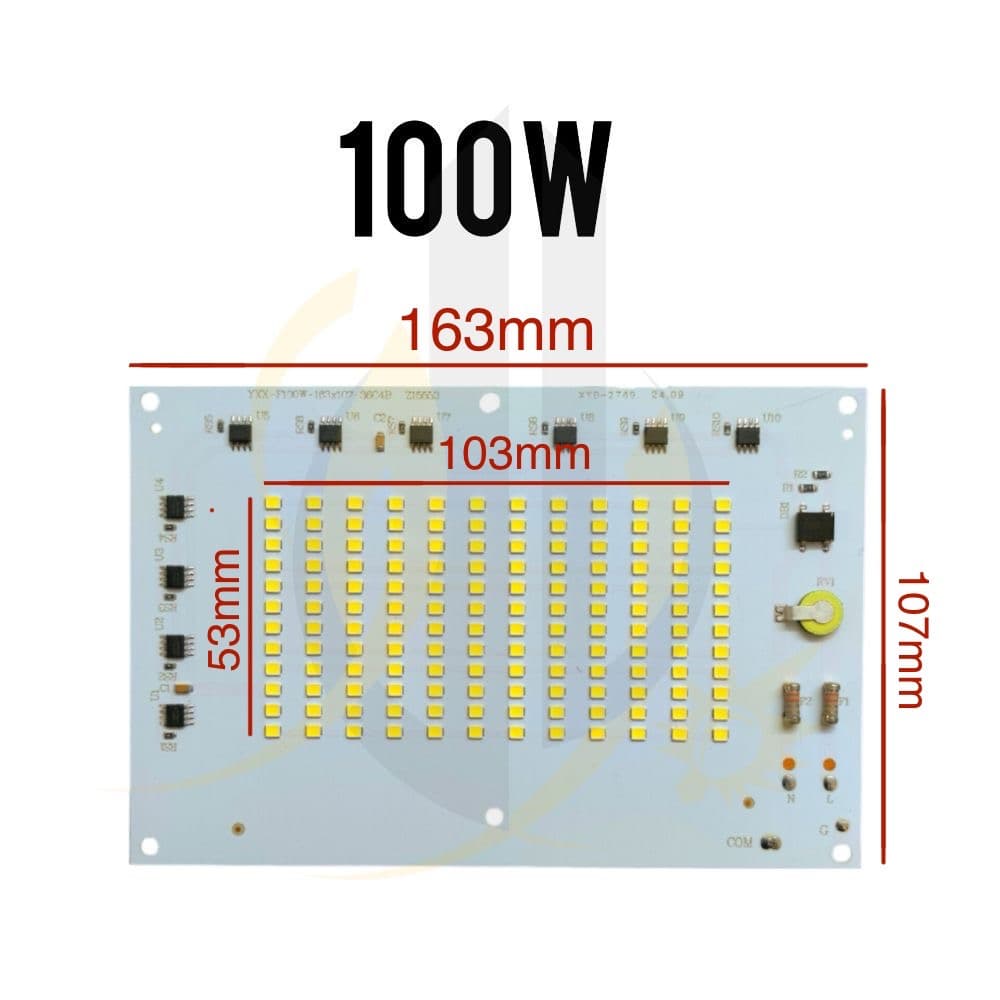 چیپ 100 وات مربع برند +DOB برق مستقیم DOB 100w — تصویر ۱۲