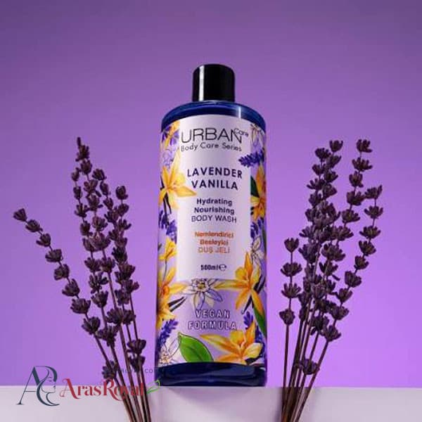 شامپو بدن آبرسان و مرطوب کننده اوربن کر Urban Care رایحه لوندر و وانیل حجم 750 میل — تصویر ۹