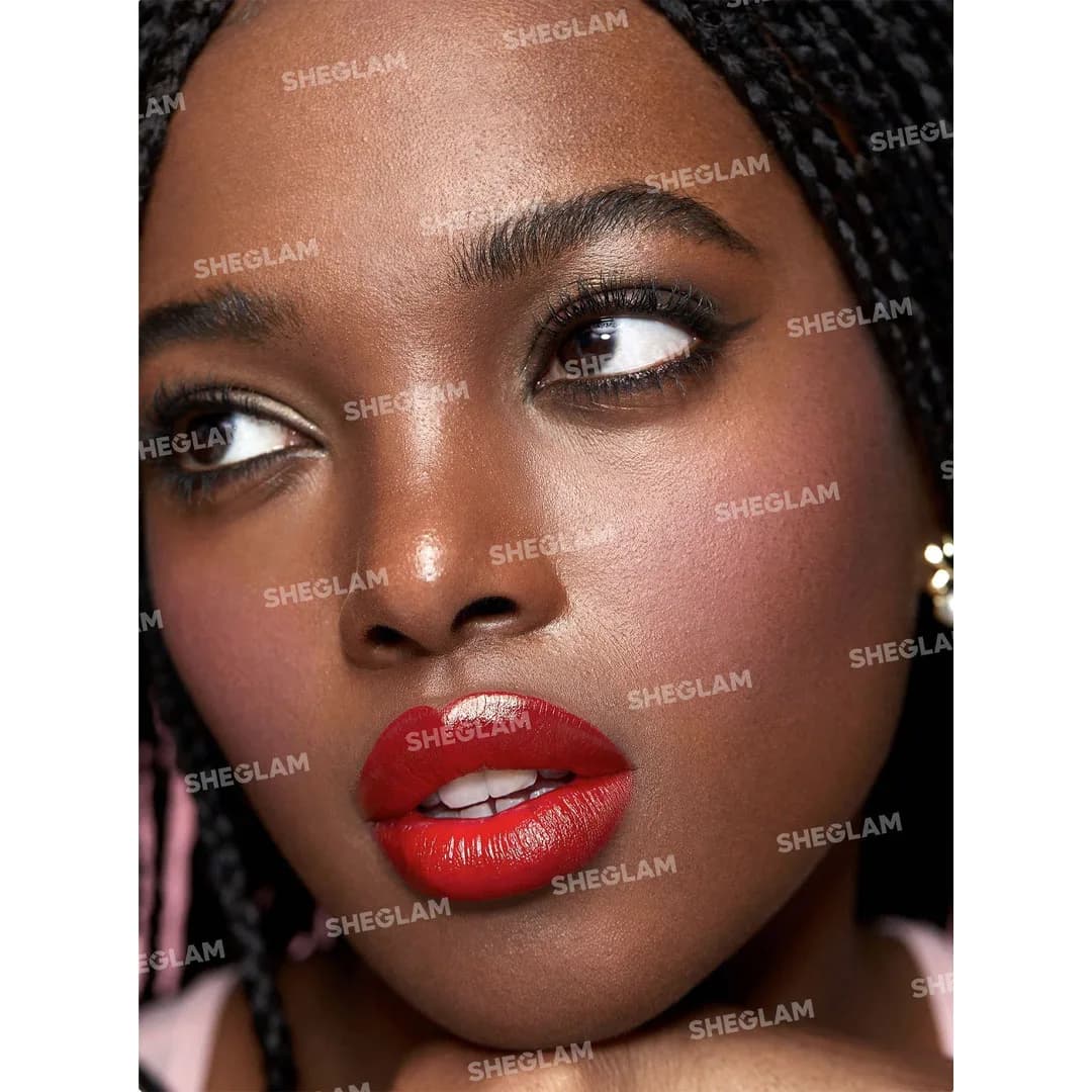 رژ لب کرمی شیگلم Sheglam سری Creme Allure Lipstick رنگ Rouge — تصویر ۱۱