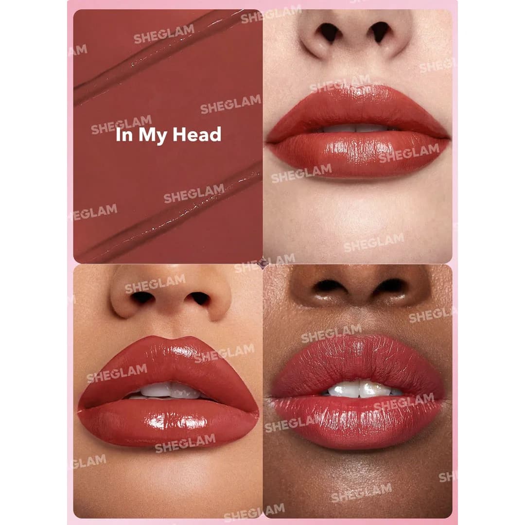 رژ لب کرمی شیگلم Sheglam سری Creme Allure Lipstick رنگ In My Head — تصویر ۱۲