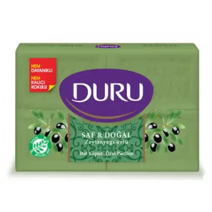 صابون بدن دورو Duru کتابی روغن زیتون 4 عددی 600 گرم — تصویر ۴