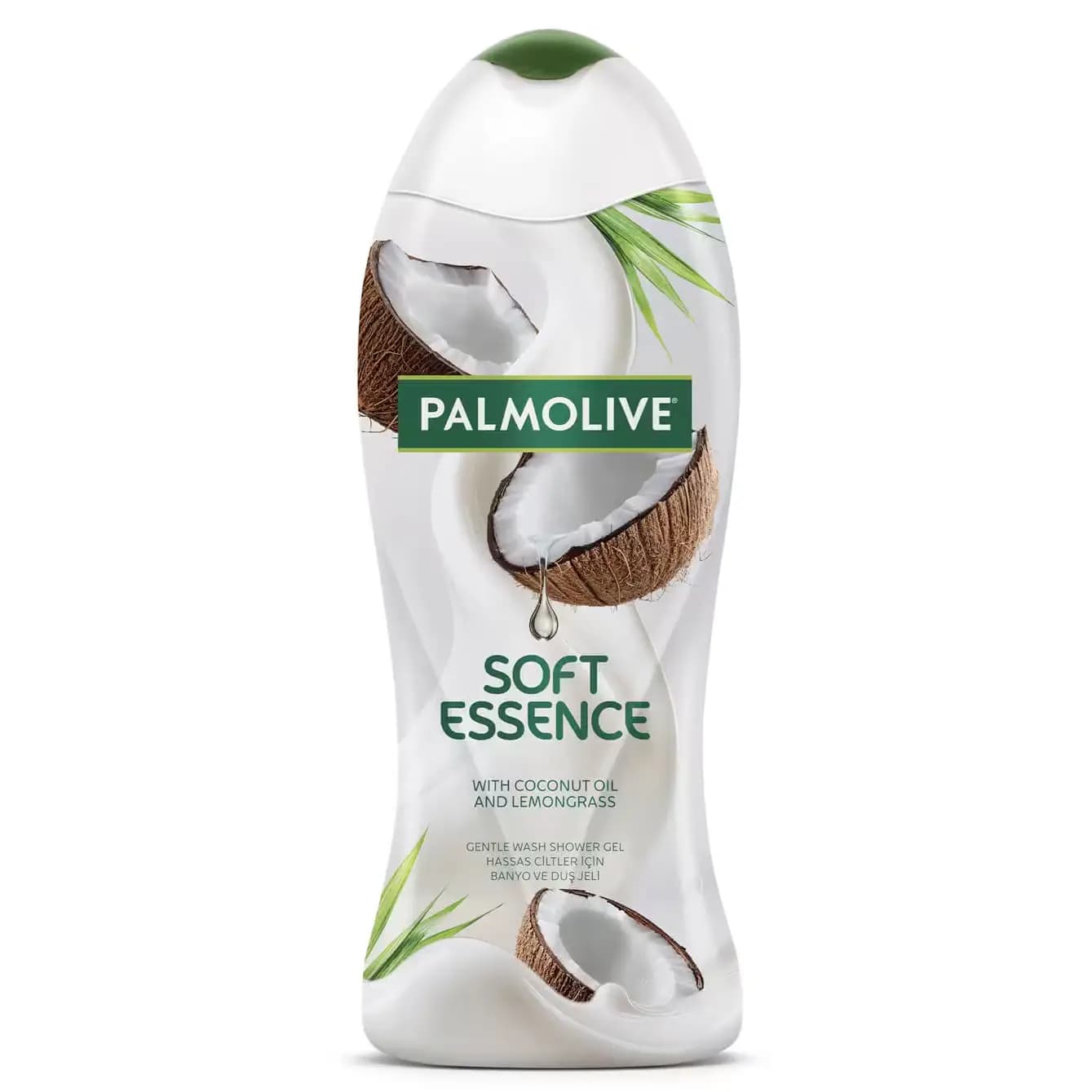 شامپو بدن پالمولیو Palmolive حاوی روغن نارگیل و عصاره علف لیمو حجم 500 میل