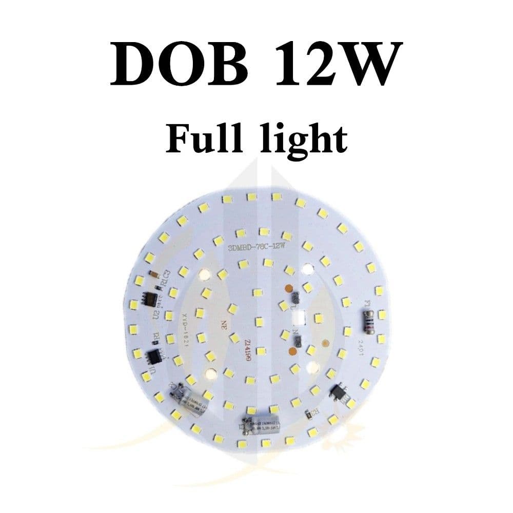 چیپ 12 وات گرد full light برق مستقیم DOB 12w