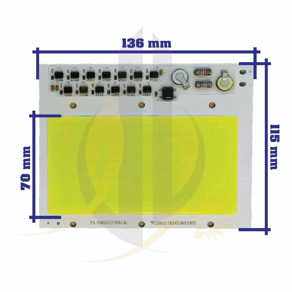 چیپ 200 وات پروژکتوری 136*115 برق مستقیم COB 200w 220V — تصویر ۳