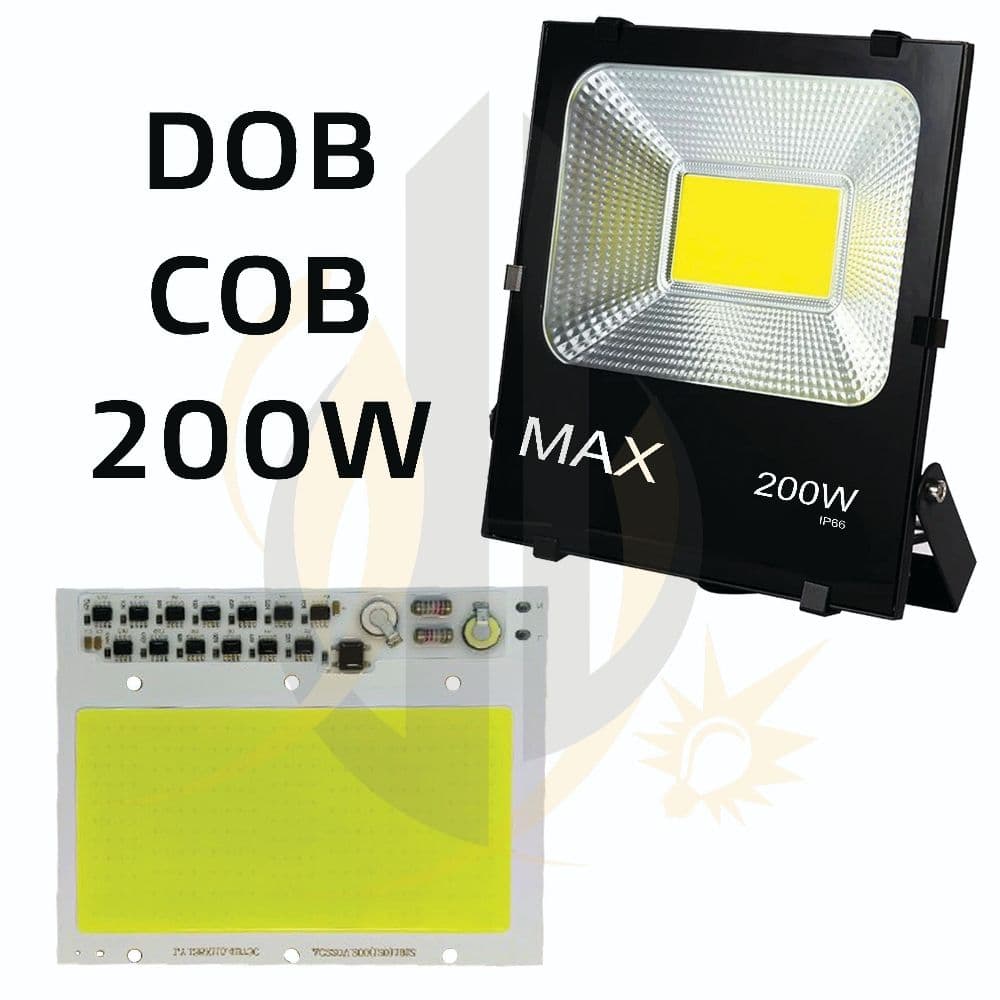 چیپ 200 وات پروژکتوری 136*115 برق مستقیم COB 200w 220V — تصویر ۵